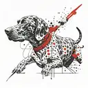 German Shorthaired Pointer tattoo design idea