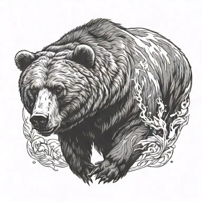 gay bear culture tattoo design idea