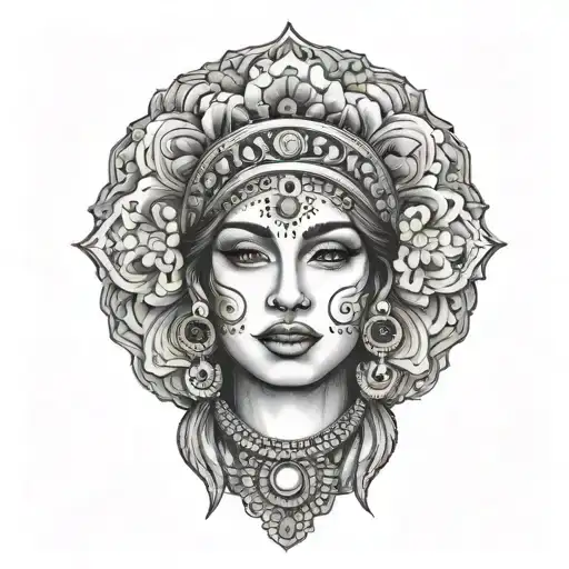gypsie tattoo design idea