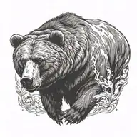 gay bear culture tattoo design idea