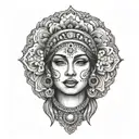 gypsie tattoo design idea