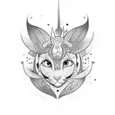 Disney princess with color tattoo design idea