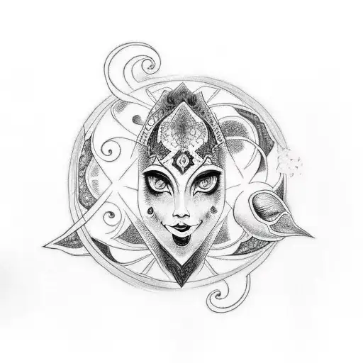 Celtic Snowflake Tattoo Design — LuckyFish, Inc. and Tattoo Santa Barbara