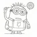 minions tattoo design idea