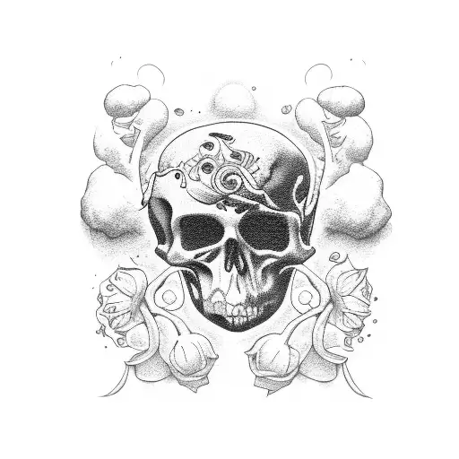 death is the bitter truth  tattoo design idea