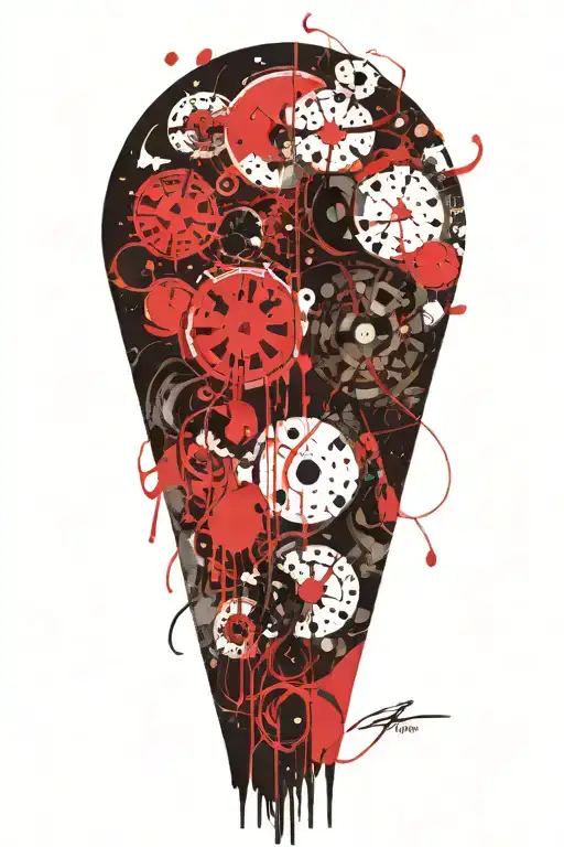 alchemy eight endless tattoo design idea