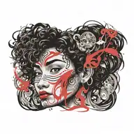 Mini Maui from Moana tattoo design idea