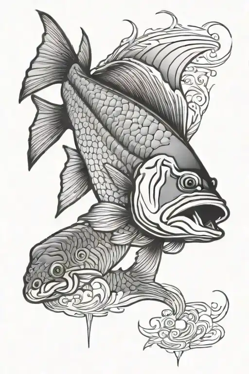 snook tattoo design idea