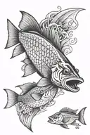 snook tattoo design idea