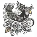 Khushi tattoo design idea