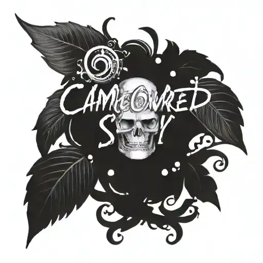 phrase "I came, I saw, I conquered" tattoo design idea