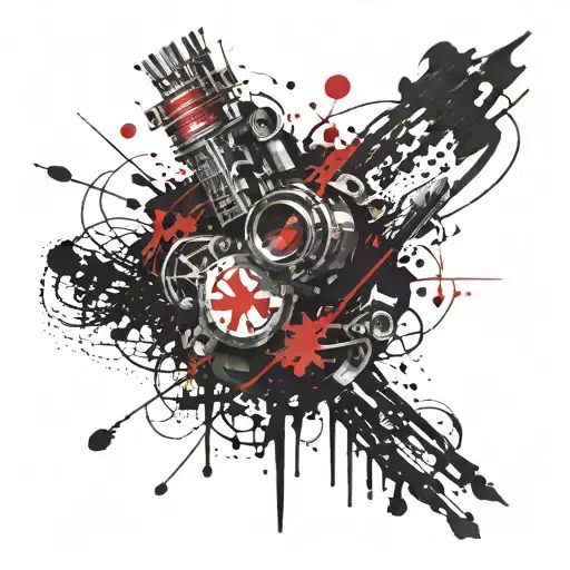 Evil tattoo design idea