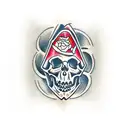 dagger with skull tattoo design idea