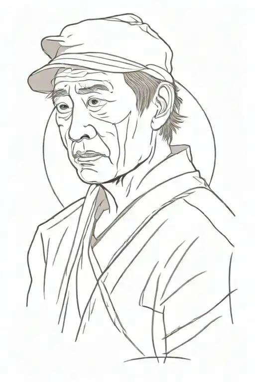 Akira Kurosawa tattoo design idea