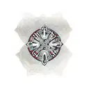 celtic cross with  tattoo design idea