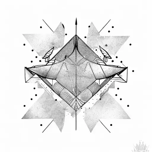 arrow  tattoo design idea