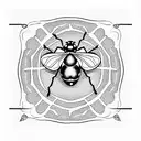 Ladybug tattoo design idea