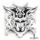 Anubis tattoo design idea