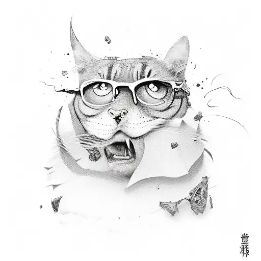 hard times and moving through them but also shows happy thoughts tattoo design idea