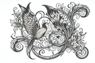 333 semicolon tattoo design idea