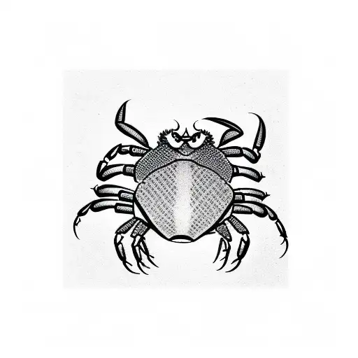 crab tattoo design idea