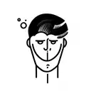 overthinker men tattoo design idea