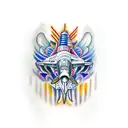 f16 jet tattoo design idea