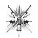 f16 jet tattoo design idea