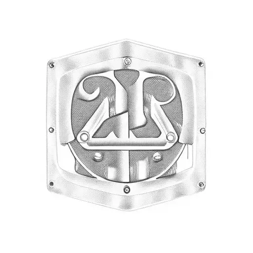 piston with grandpa written in it to the side and the number 41 beside it bigger colored in yellow tattoo design idea