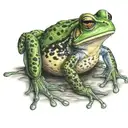 cook a frog tattoo design idea