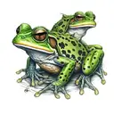 cook a frog tattoo design idea