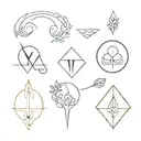 four elements tatto design tattoo design idea