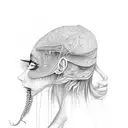 eating disorder anorexia no people tattoo design idea