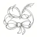 gandiva bow tattoo design idea