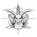 Baphomet tattoo design idea
