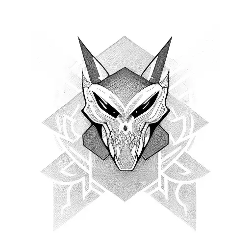 fighter  tattoo design idea