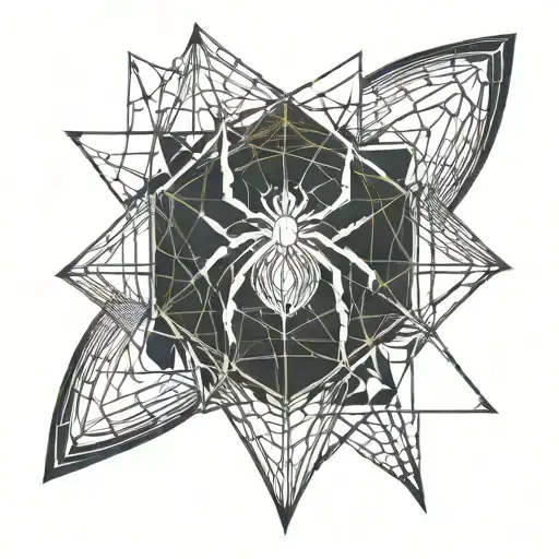 Symbol of Harry Potter's death relics, with the spider man logo in place of the resurrection stone. Graphic style of the tattoo design idea