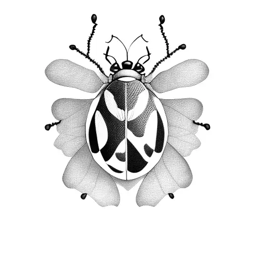 Ladybug tattoo design idea
