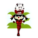 Ladybug tattoo design idea