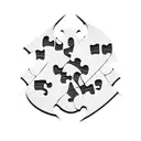 puzzle piece with the word pop in the middle tattoo design idea