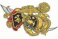 usmc enlisted ega tattoo design idea