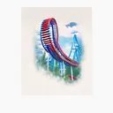 roller coaster tattoo design idea
