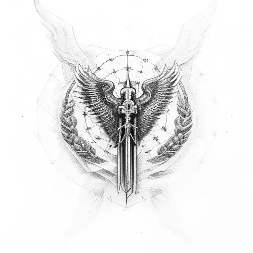 Caduceus wrapped around an AR15, military inspired. tattoo design idea