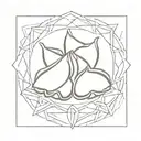 one khinkali dumpling tattoo design idea