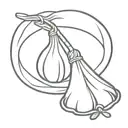 one khinkali dumpling tattoo design idea