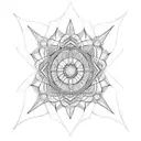 33 metatron tattoo design idea
