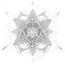 33 metatron tattoo design idea