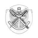 military cross, rifle, boots, fighter pilot helmet on top of rifle, breast cancer ribbon tattoo design idea