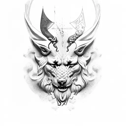 zeus tattoo design idea