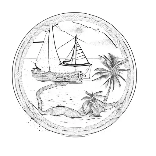 the bahamas tattoo design idea